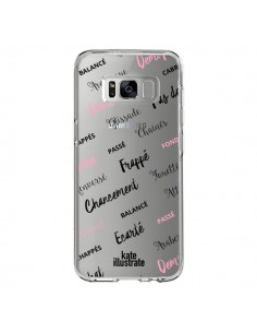 Coque Samsung S8 Ballerina Ballerine Mots Transparente -...