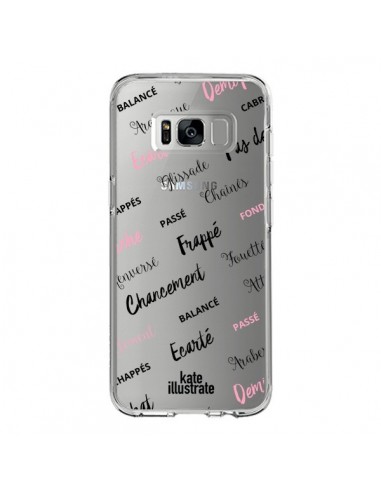 Coque Samsung S8 Ballerina Ballerine Mots Transparente - kateillustrate