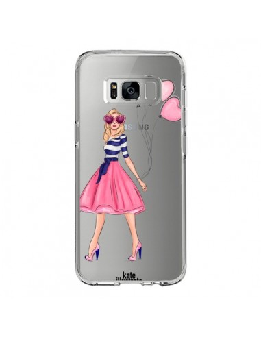Coque Samsung S8 Legally Blonde Love Transparente - kateillustrate