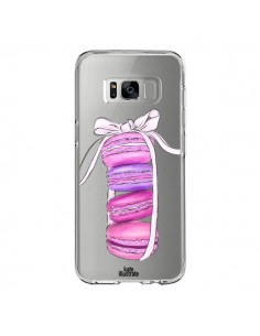 Coque Samsung S8 Macarons Pink Purple Rose Violet...