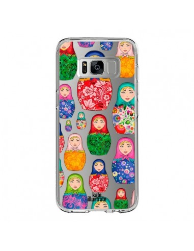 Coque Samsung S8 Matryoshka Dolls Poupées Russes Transparente - kateillustrate