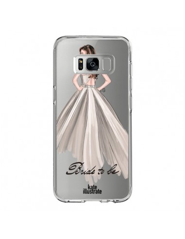 Coque Samsung S8 Bride To Be Mariée Mariage Transparente - kateillustrate