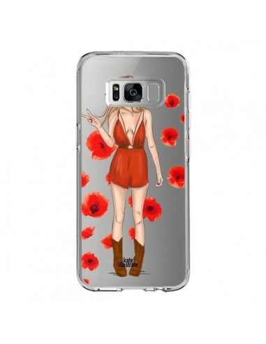 Coque Samsung S8 Young Wild and Free Coachella Transparente - kateillustrate