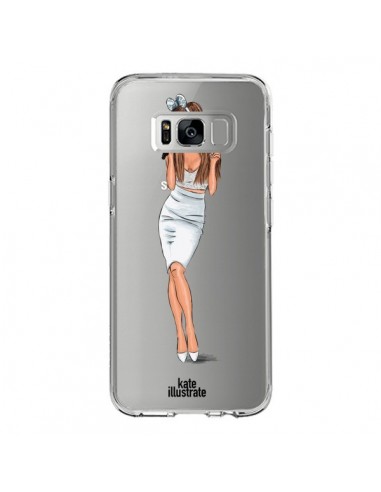 Coque Samsung S8 Ice Queen Ariana Grande Chanteuse Singer Transparente - kateillustrate