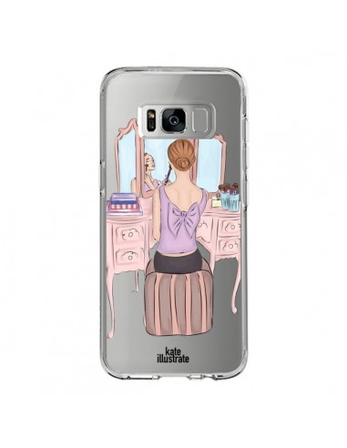Coque Samsung S8 Vanity Coiffeuse Make Up Transparente - kateillustrate