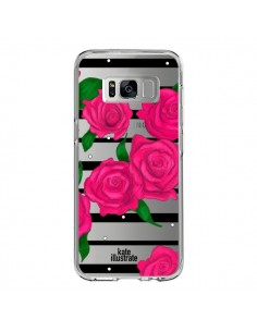Coque Samsung S8 Roses Rose Fleurs Flowers Transparente -...