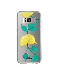 Coque Samsung S8 Lemons Citrons Transparente -...