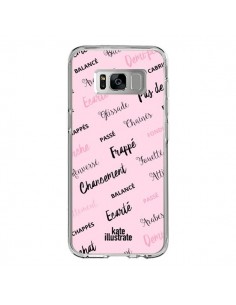 Coque Samsung S8 Ballerina Ballerine Mots - kateillustrate
