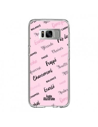 Coque Samsung S8 Ballerina Ballerine Mots - kateillustrate