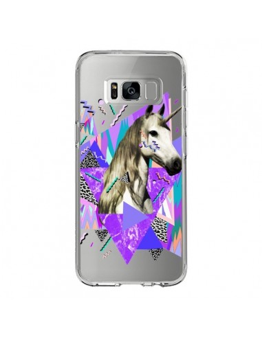 Coque Samsung S8 Licorne Unicorn Azteque Transparente - Kris Tate