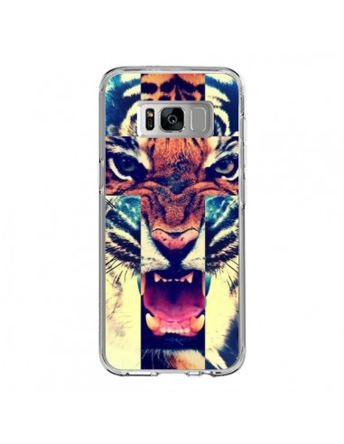 Coque Samsung S8 Tigre Swag Croix Roar Tiger - Laetitia