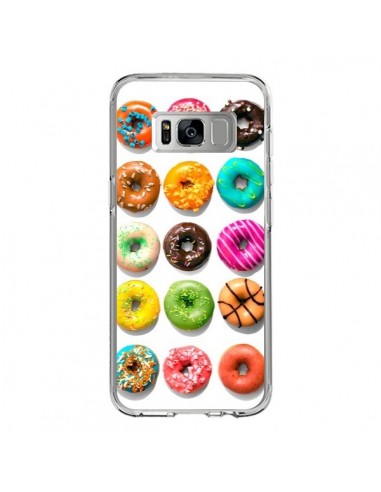 Coque Samsung S8 Donuts Multicolore Chocolat Vanille - Laetitia