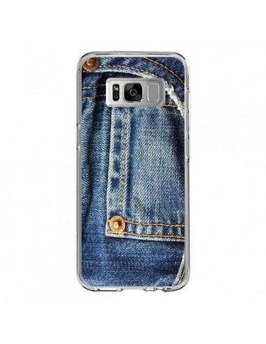 Coque Samsung S8 Jean Bleu Vintage - Laetitia