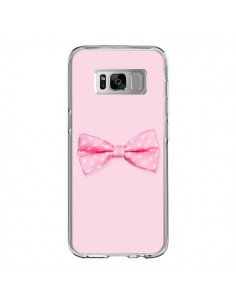 Coque Samsung S8 Noeud Papillon Rose Girly Bow Tie -...