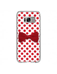 Coque Samsung S8 Noeud Papillon Rouge Girly Bow Tie -...