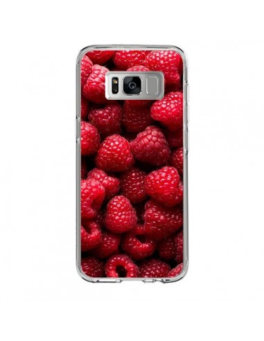 Coque Samsung S8 Framboise Raspberry Fruit - Laetitia