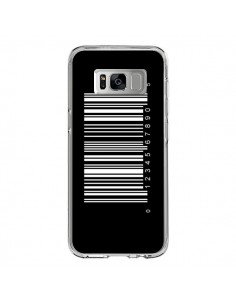 Coque Samsung S8 Code Barres Blanc - Laetitia