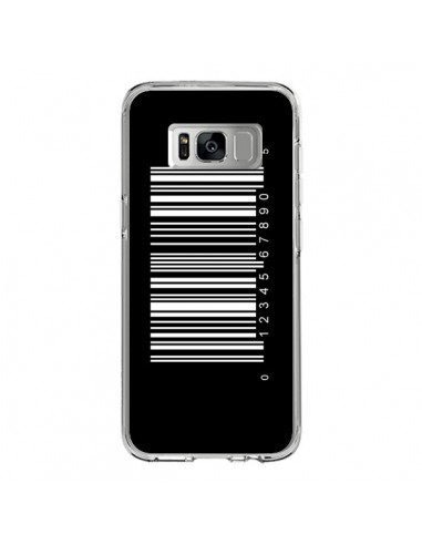 Coque Samsung S8 Code Barres Blanc - Laetitia