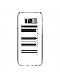 Coque Samsung S8 Code Barres Noir - Laetitia