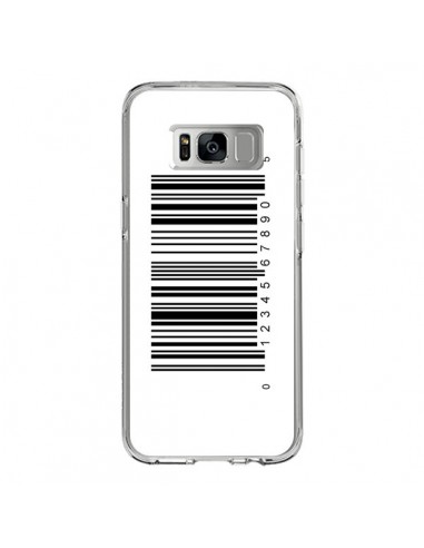 Coque Samsung S8 Code Barres Noir - Laetitia