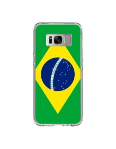Coque Samsung S8 Drapeau Brésil Brésilien - Laetitia