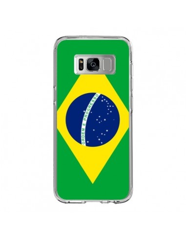 Coque Samsung S8 Drapeau Brésil Brésilien - Laetitia