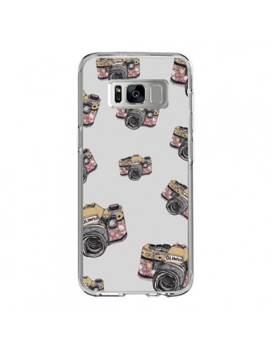 Coque Samsung S8 Appareil photo vintage Rose - Laetitia