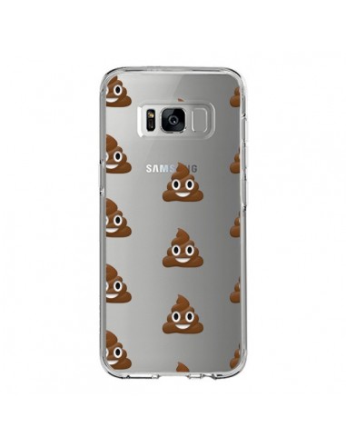 Coque Samsung S8 Shit Poop Emoticone Emoji Transparente - Laetitia