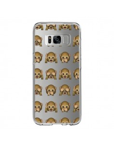 Coque Samsung S8 Singe Monkey Emoticone Emoji...