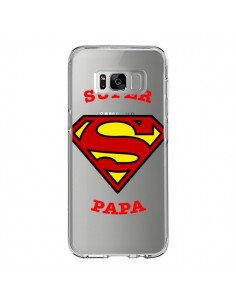 Coque Samsung S8 Super Papa Transparente - Laetitia