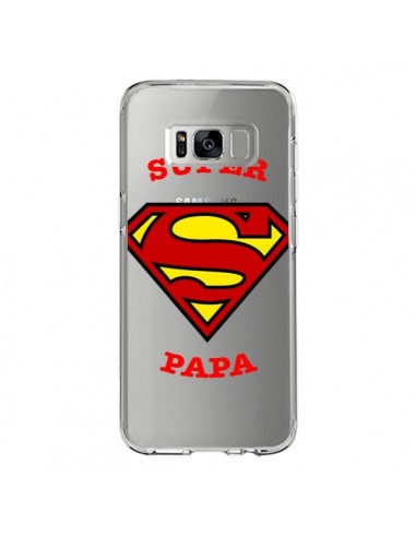 Coque Samsung S8 Super Papa Transparente - Laetitia