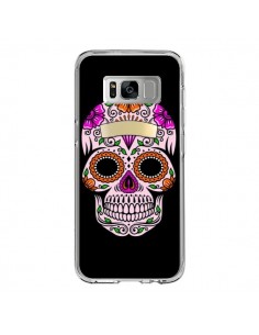 Coque Samsung S8 Tête de Mort Mexicaine Multicolore -...