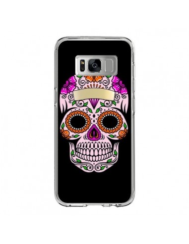 Coque Samsung S8 Tête de Mort Mexicaine Multicolore - Laetitia