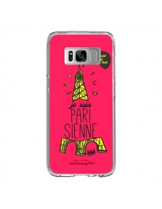 Coque Samsung S8 Je suis Parisienne La Tour Eiffel Rose -...