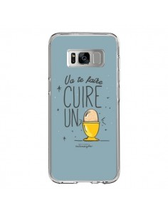 Coque Samsung S8 Va te faire cuir un oeuf gris -...