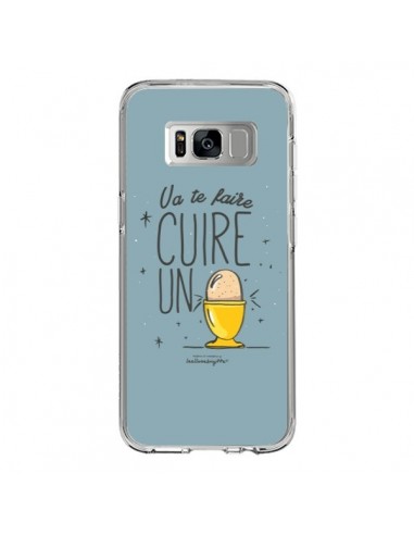 Coque Samsung S8 Va te faire cuir un oeuf gris - Leellouebrigitte