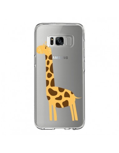 Coque Samsung S8 Girafe Giraffe Animal Savane Transparente - Petit Griffin