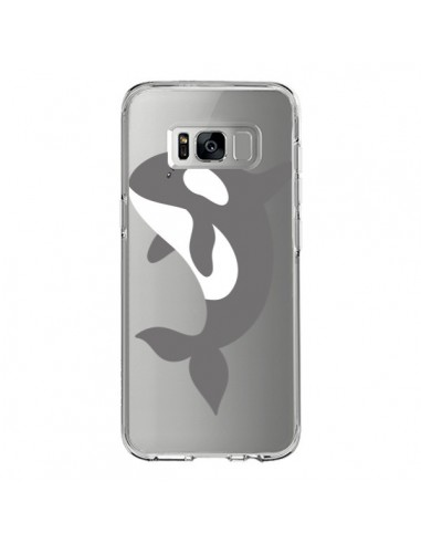 Coque Samsung S8 Orque Orca Ocean Transparente - Petit Griffin