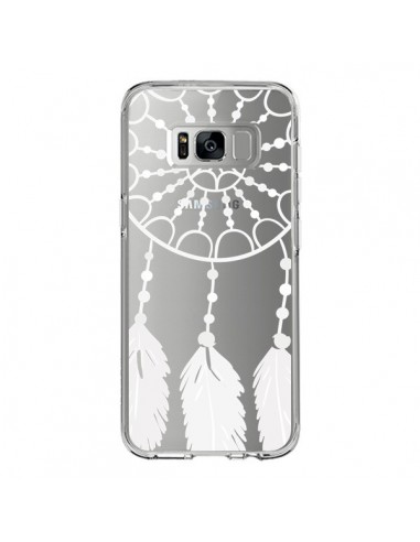 Coque Samsung S8 Attrape Rêves Blanc Dreamcatcher Transparente - Petit Griffin