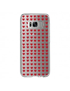 Coque Samsung S8 Coeurs Heart Love Amour Red Transparente...