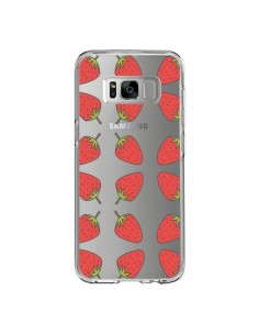 Coque Samsung S8 Fraise Fruit Strawberry Transparente -...