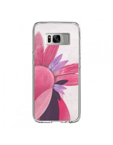 Coque Samsung S8 Flowers Fleurs Roses - Lassana