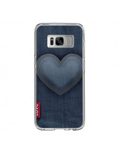 Coque Samsung S8 Love Coeur en Jean - Lassana