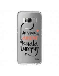 Coque Samsung S8 Je veux de l'amour à Kuala Lumpur...