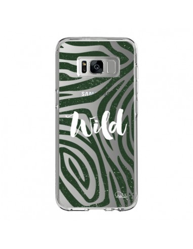 Coque Samsung S8 Wild Zebre Jungle Transparente - Lolo Santo