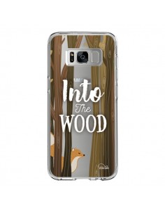 Coque Samsung S8 Into The Wild Renard Bois Transparente -...