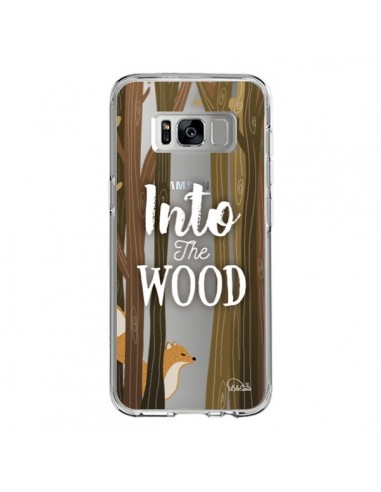 Coque Samsung S8 Into The Wild Renard Bois Transparente - Lolo Santo