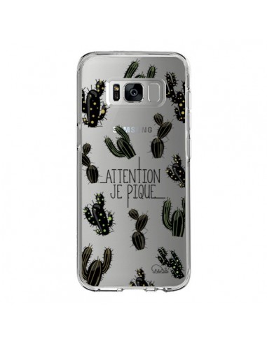 Coque Samsung S8 Cactus Je Pique Transparente - Lolo Santo