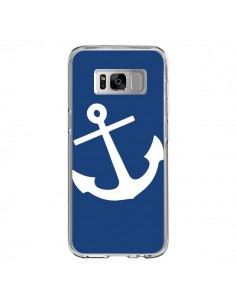 Coque Samsung S8 Ancre Navire Navy Blue Anchor - Mary...