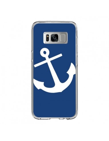 Coque Samsung S8 Ancre Navire Navy Blue Anchor - Mary Nesrala